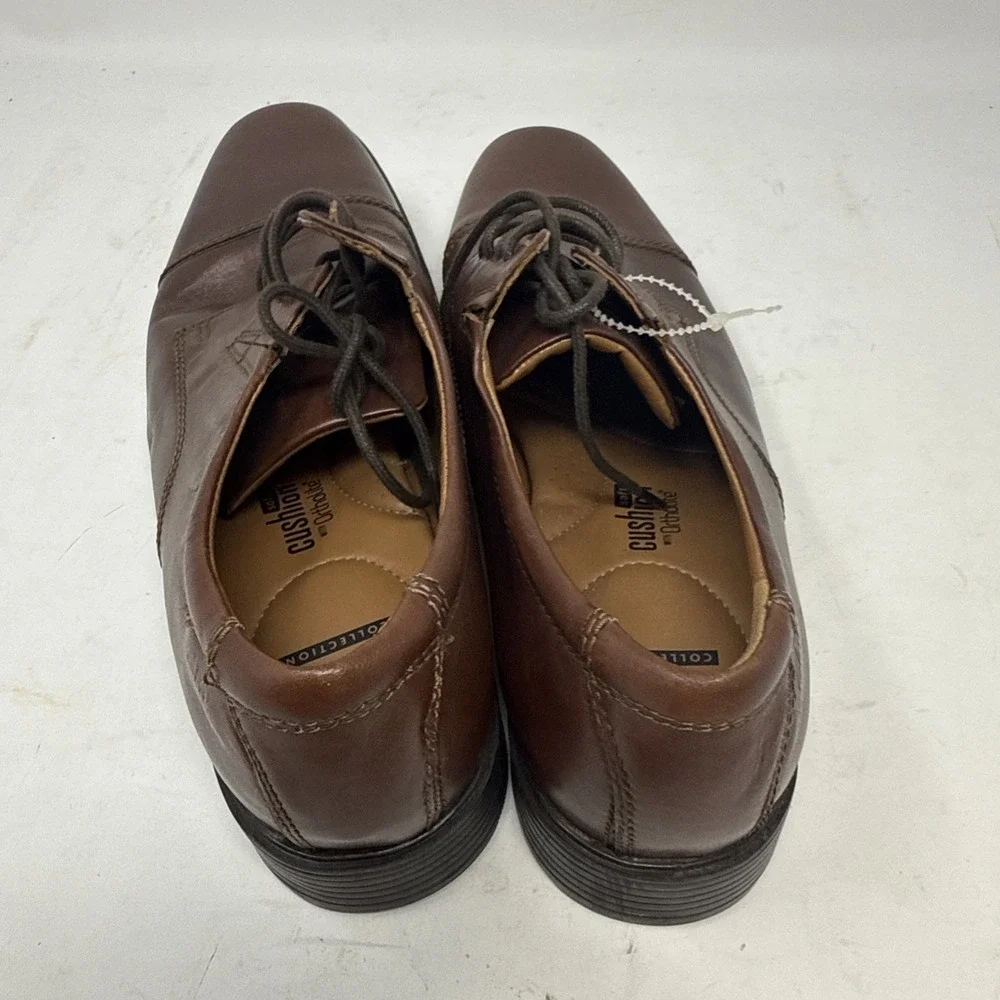 Clarks Tilden Walk Men's Size 8M Brown Leather Business Oxford Dress Shoes 15770